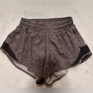 grey lululemon shorts